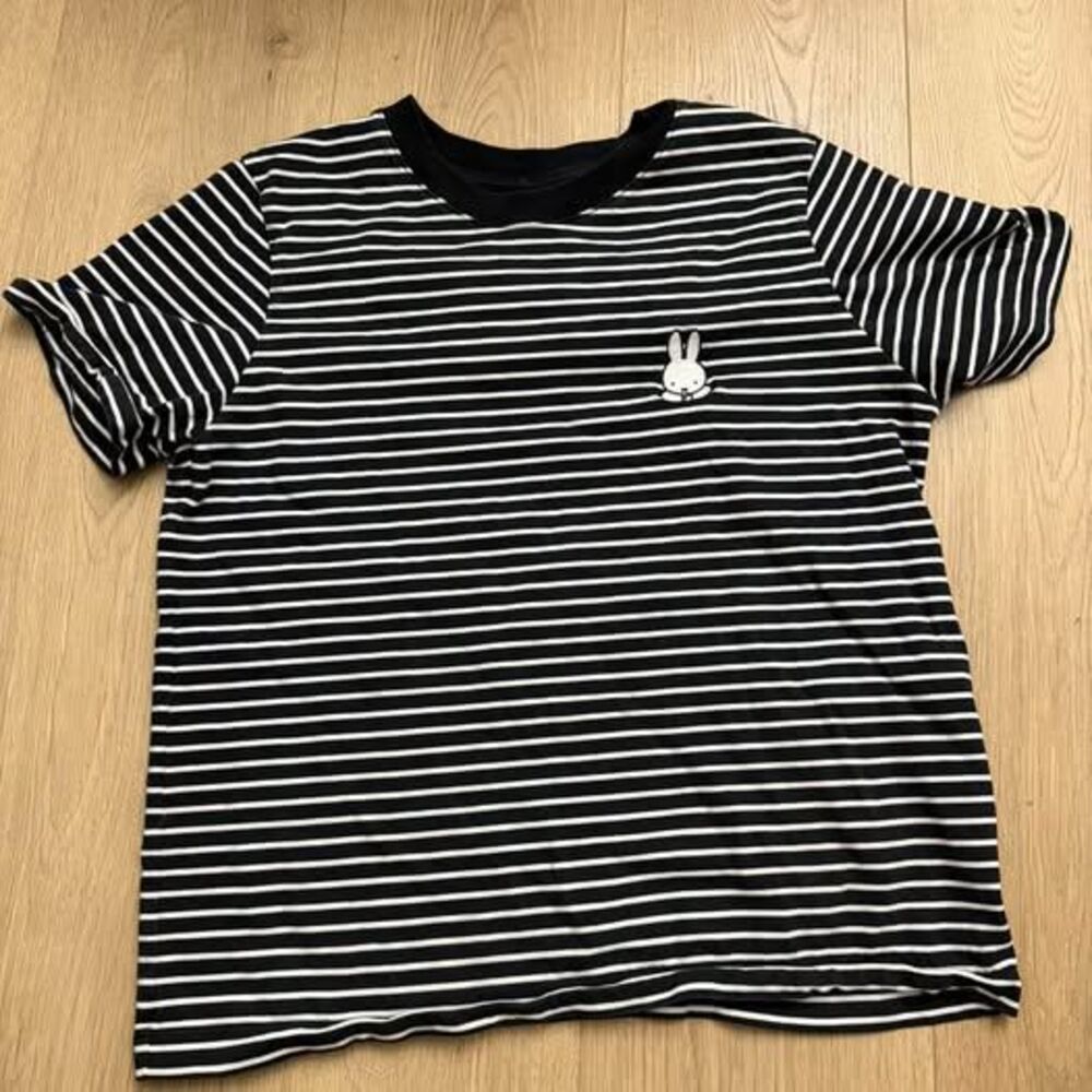 Uniqlo UT x Miffy Striped T-Shirt Size M